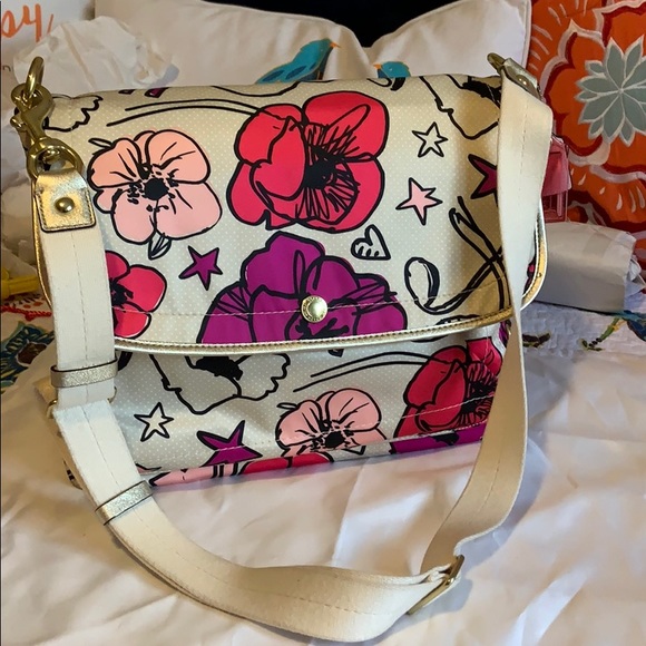 Coach Handbags - Pretty Print Coach Satchel